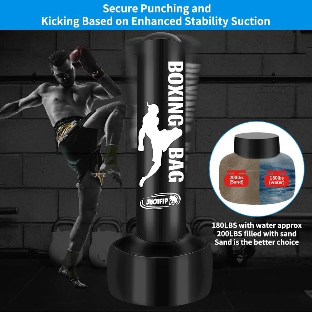Heavy Punching Bag Boxing Free Standing Fitness MMA Fitness Training Equipment
