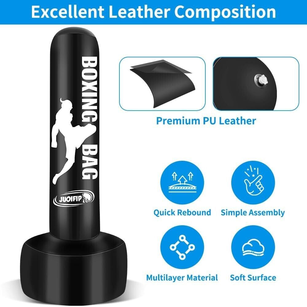 Heavy Punching Bag Boxing Free Standing Fitness MMA Fitness Training Equipment