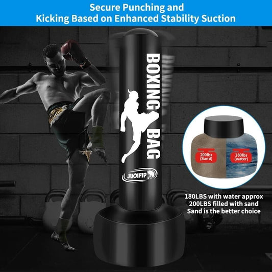 Heavy Punching Bag Boxing Free Standing Fitness MMA Fitness Training Equipment